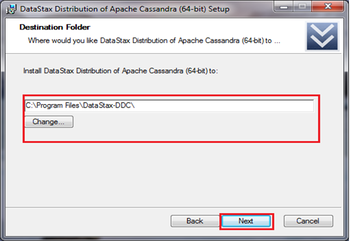 Cassandra Windows Installation step 3