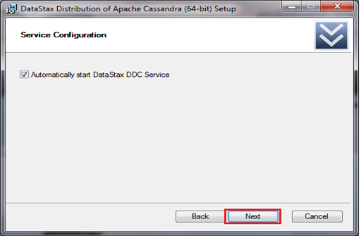 Cassandra Windows Installation step 4